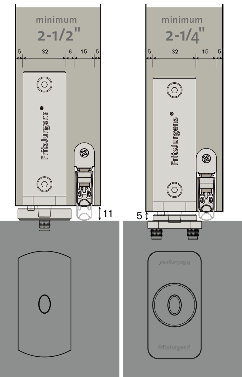 How do you seal the bottom of a pivot door? Just let it roll!